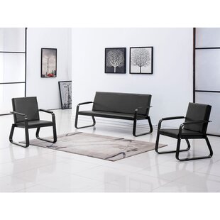 New - 17 Black Antimicrobial Vinyl Square Modular Furniture