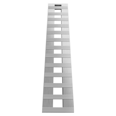 84-Inch Heavy-Duty Aluminum Loading Ramps for ATV & Trucks - 6000 LBS Capacity Pair with Anti-Slip Tread