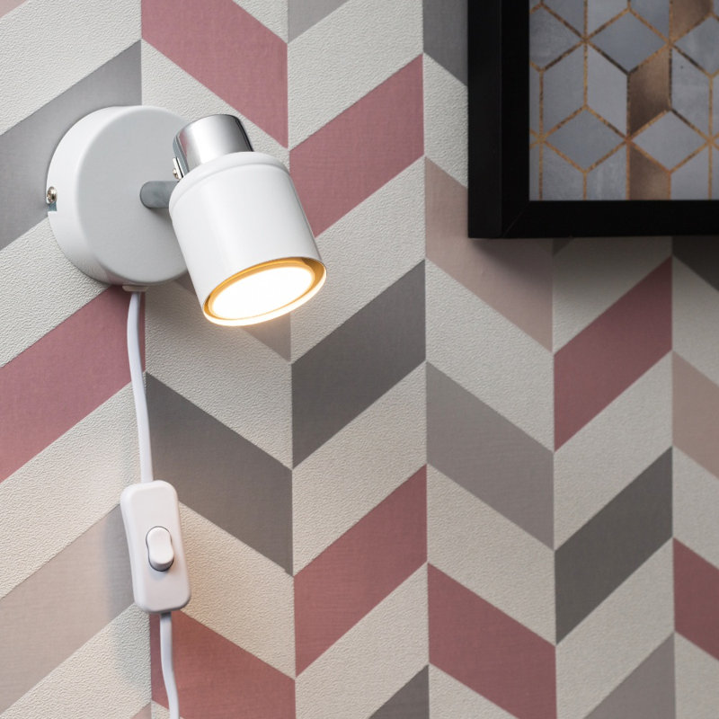 Steel Wall Spotlight, No