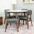 4 - Person Solid Wood Solid Wood Top Four Leg Dining Set