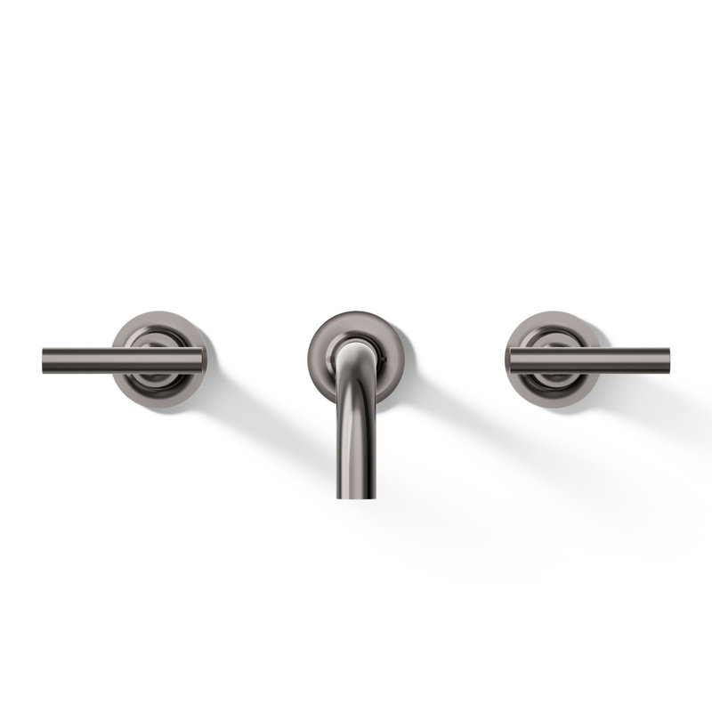 Purist® Wall Mounted Bathroom Faucet, Vibrant Titanium, Lever Handle