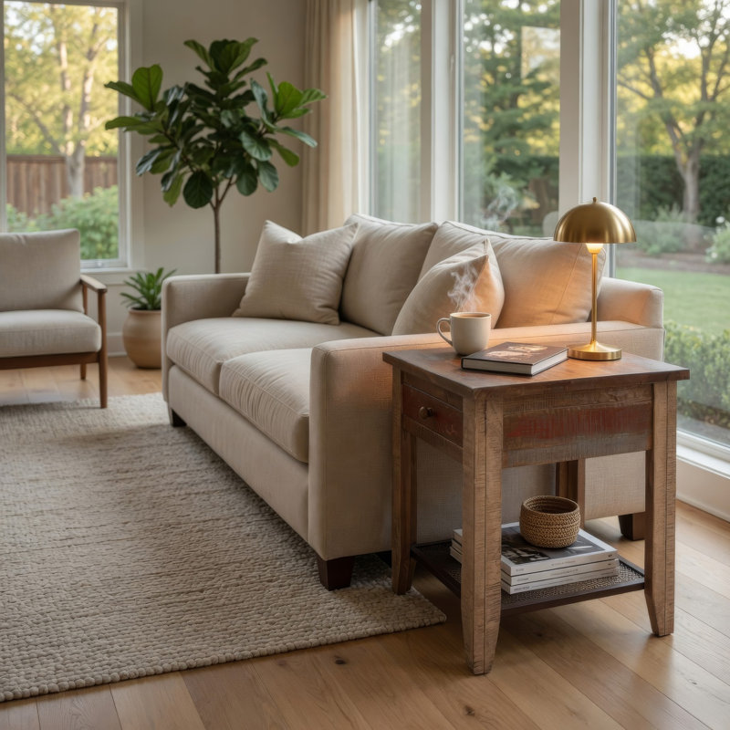 Gundry End Table with Storage