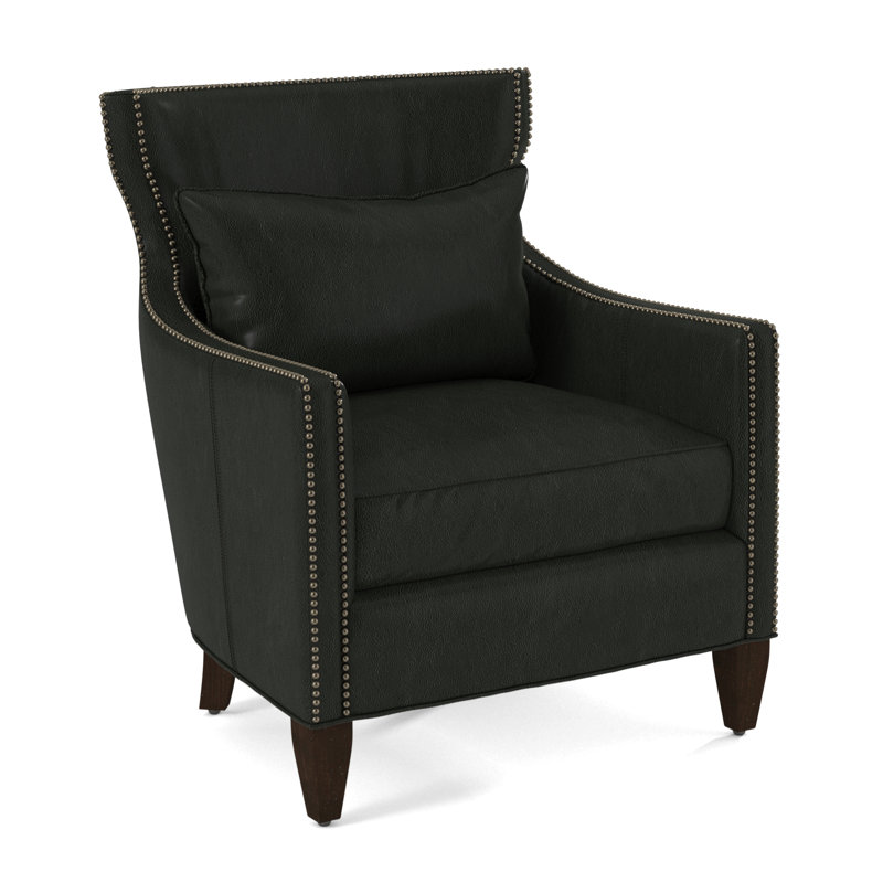 Armchair, Salvador Asphalt, White