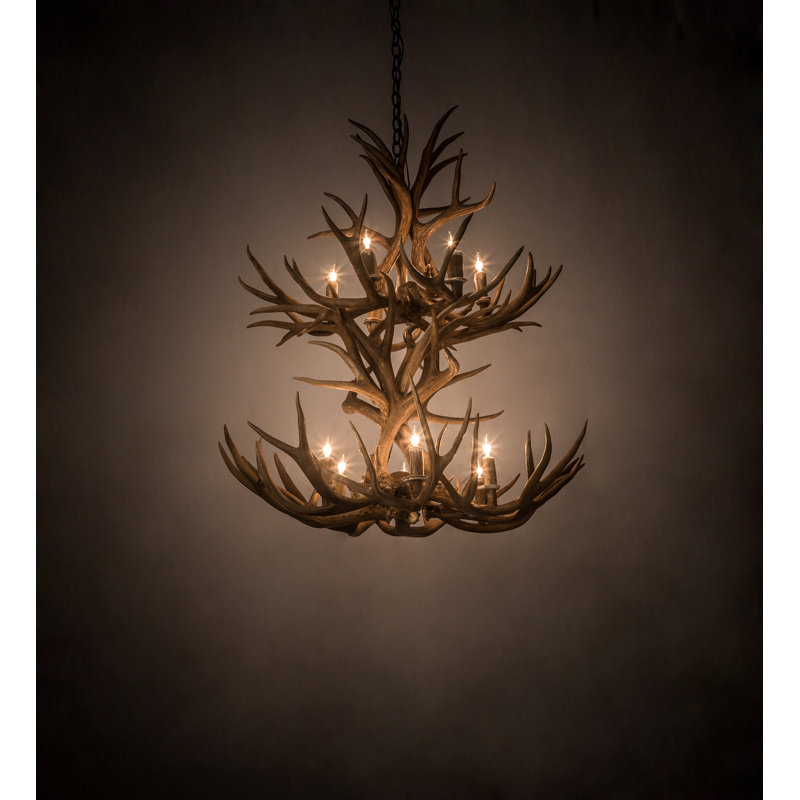 Rustic Lodge 12 - Light Chandelier