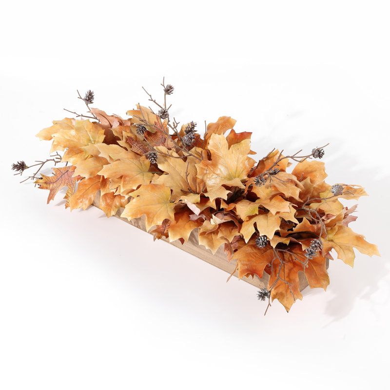 Fausse feuille d'érable en pot