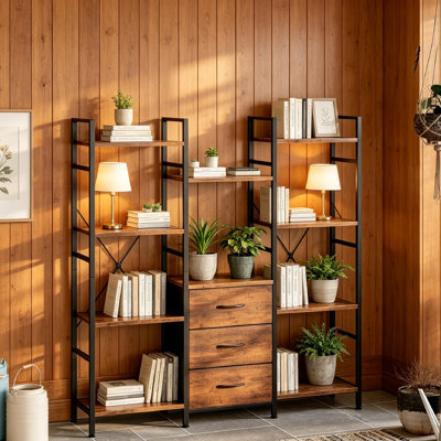 141.5 cm H x 119.9 cm W Book Display Bookcase