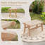 Chaise d'appoint Mid-Century moderne avec repose-pieds