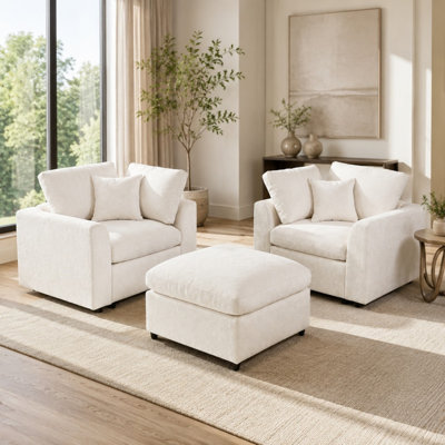 3-Piece Accent Chair Set
