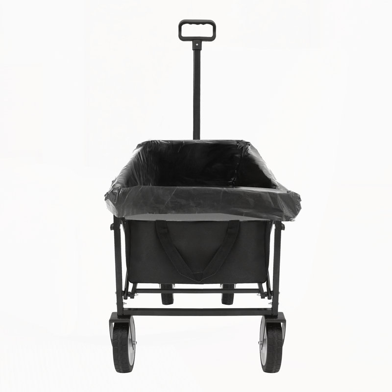 Chariot pliable pliable pliable, Noir