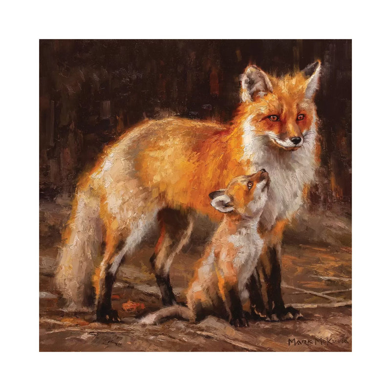 Admiration 1 Piece Painting on Canvas, 30.48cm H x 30.48cm W x 1.91cm D, Wrapped Canvas