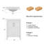 Meuble-lavabo 24 po avec lavabo encastré-596803806
