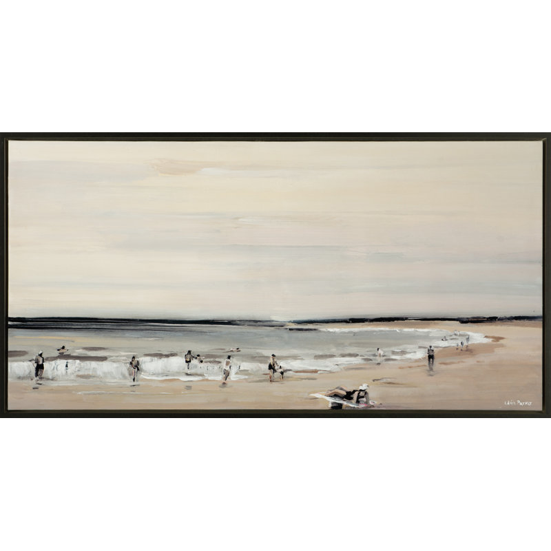 Edith Parker " Beach Study " by Edith Parker