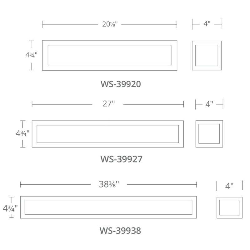 Shock Waves 1 - Light LED Vanity Light
