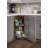 30" Diameter "Easy 360 Susan" Chrome Wire Corner Organizer