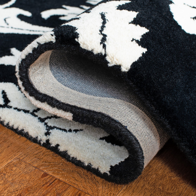 Cola Soho Hand Tufted Wool Floral Rug, Round 6'