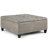 Harrison 36"W Upholstered Vegan Leather Transitional Square Lift-Top Ottoman with Hidden Storage-1296946951
