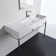 Scarabeo By Nameeks 18.1'' White Ceramic Rectangular Bathroom Sink with Overflow