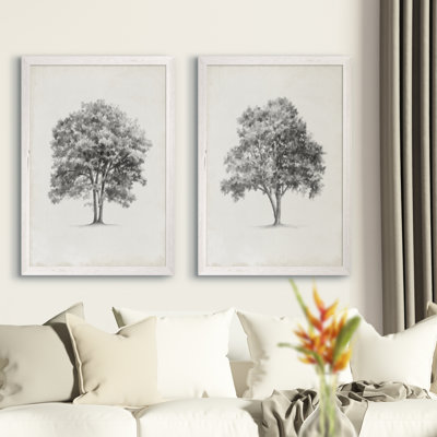 " Vintage Arbor Study I " by Antonyus Bunjamin (Abe) 2 - Pieces