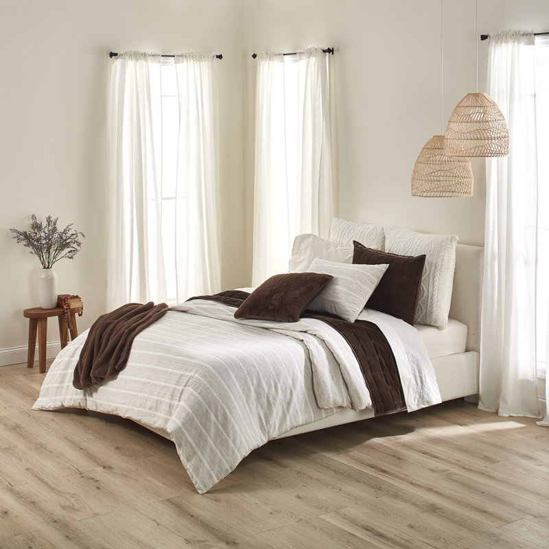 Ensemble de couette Splendid Quinn, Housse de couette simple et insert + 1 taie décor