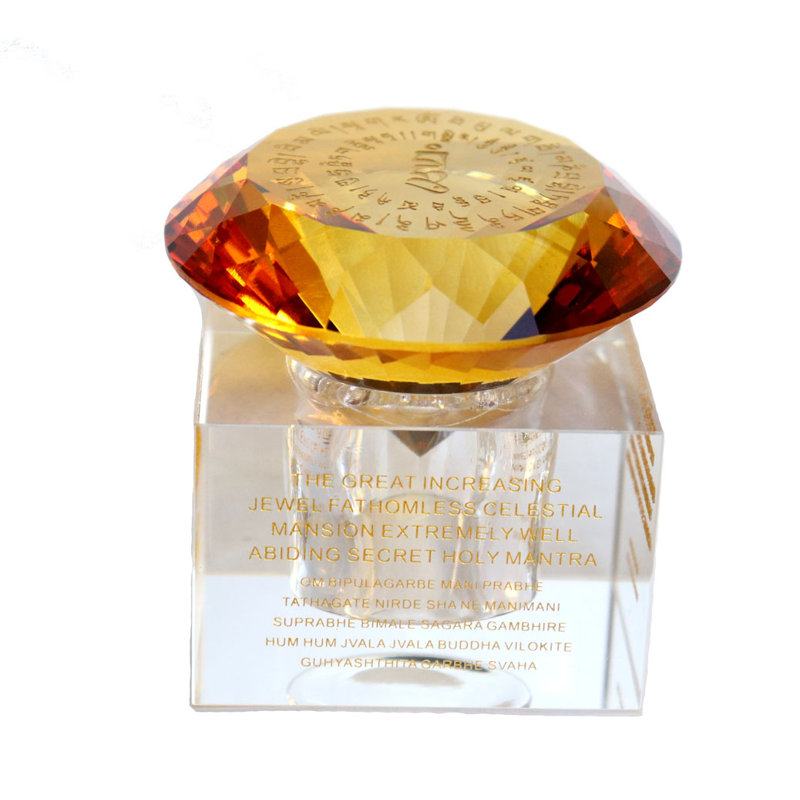 Abstract Crystal, Yellow
