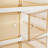 9-Tier Foldable Rectangular Freestanding Shoe Cabinet With Wheels-2002431846
