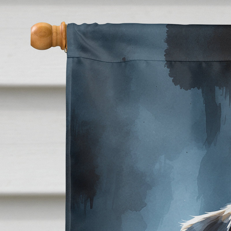 Drapeau de chiot Halloween House, Carlin
