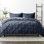 Ensemble de housse de couette texturée Pinch Pleat