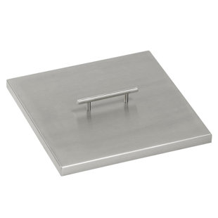 Housse carrée pour foyer en acier inoxydable
