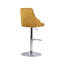 Pari Swivel Upholstered Adjustable Height Counter Stool with Metal Frame-617282309