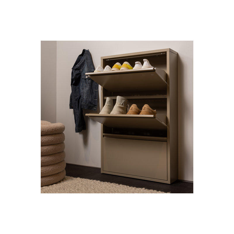 Sabine Flip Down Shoe Storage, Sand