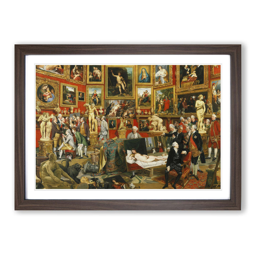 Tribuna of the Uffizi by Johann Zoffany - Framed Print