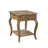Francoise 20" Wide Rustic Industrial Antique Wooden Rectangular End Table With 1 Drawer And 1 Shelf
