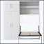 Lit escamotable avec casiers et armoires escamotables-2106650324