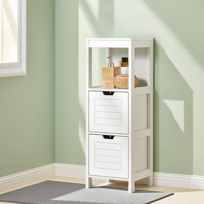 Lyndora Freestanding Linen Cabinet