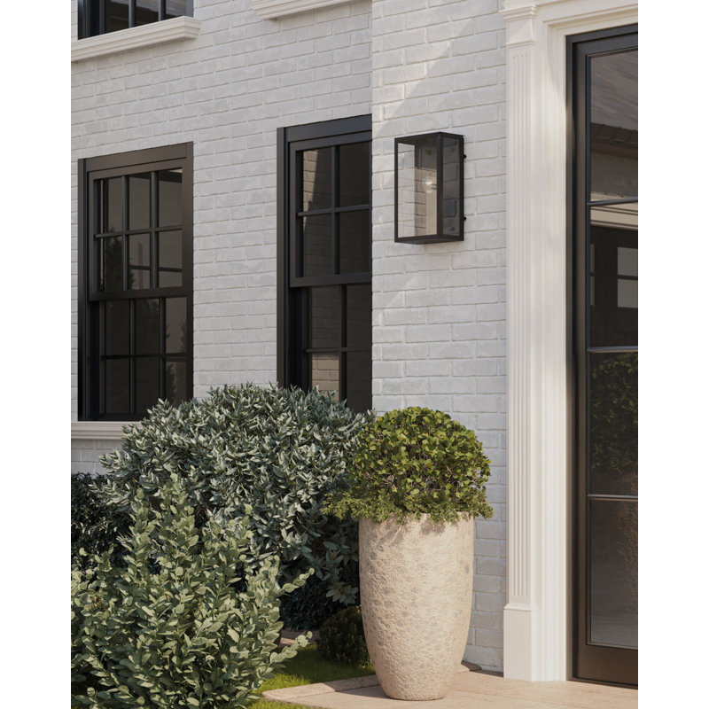 Royster 1 - Light Outdoor Wall Sconce, Matte Black