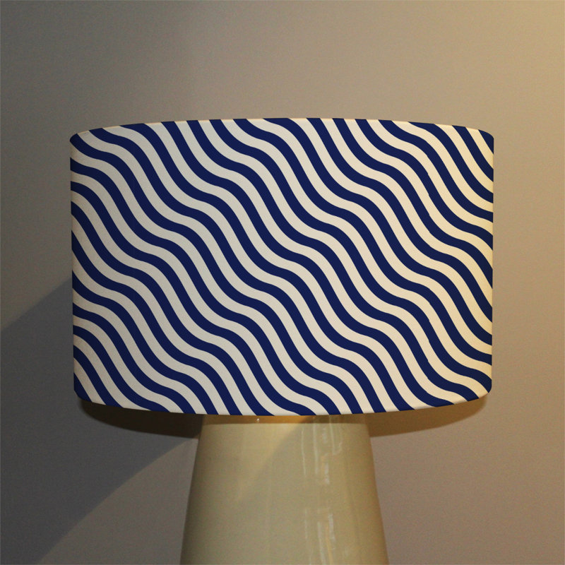 Drum Cotton Lamp Shade ( Uno ), 22cm H x 25cm W x 25cm D