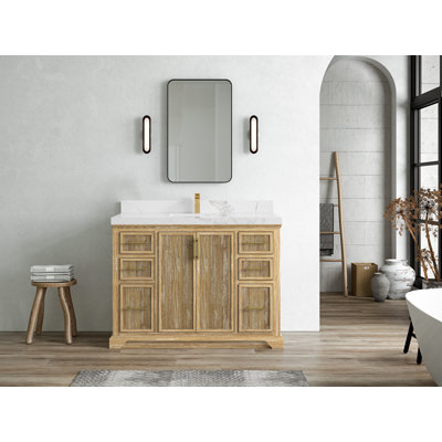 Brecht 48'' Single Bathroom Vanity with Top