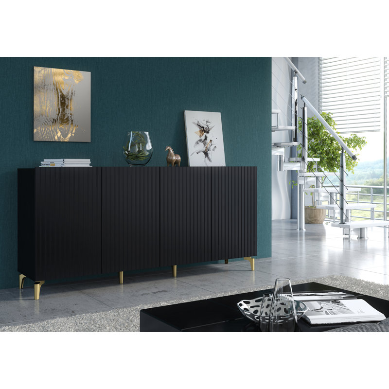 70.9'' Sideboard, Black