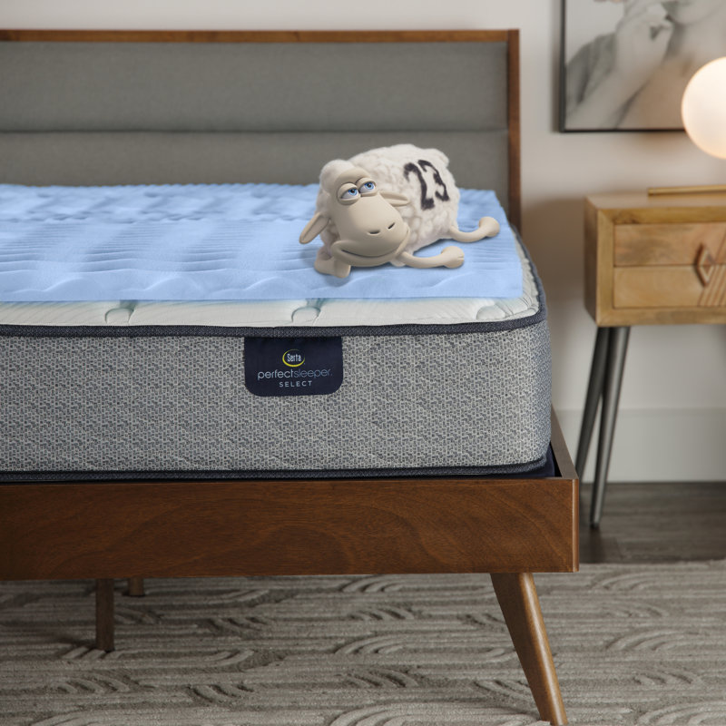 Twin XL Blue Cooling Memory Foam Mattress Topper