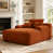 Tissu orange