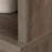 Library Hutch, Brown Finish