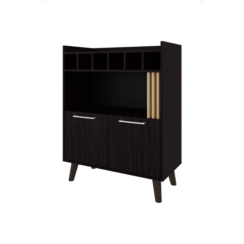 Wengue Bar Cabinet – Wine Storage & Display