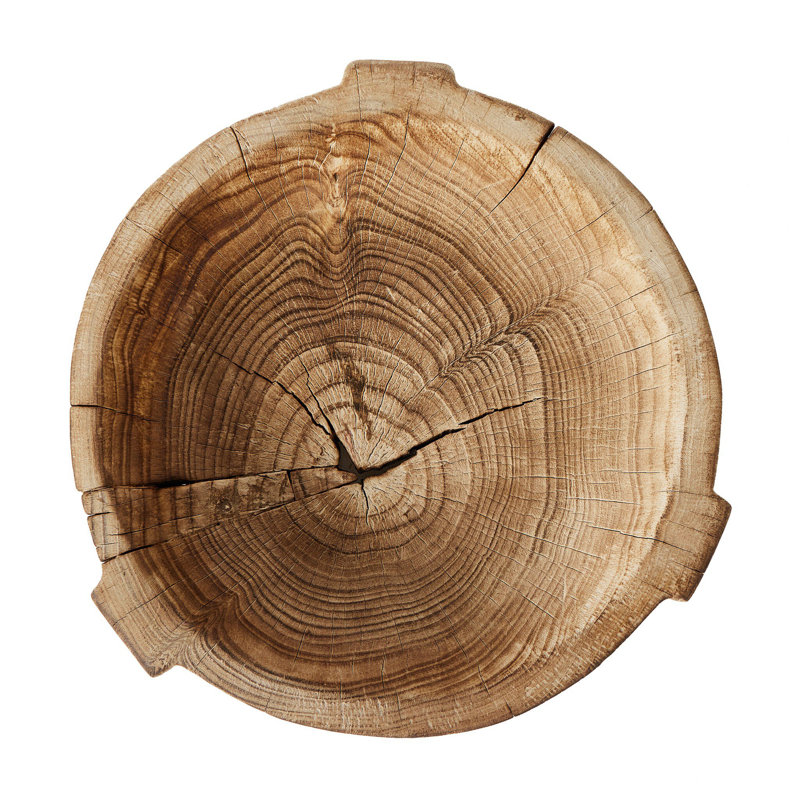 Montero Bowl, Burnt Reclaimed Solid Wood