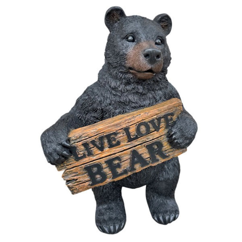Figurine décorative Live Love Bear Woodland