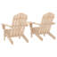 Villalobos Outdoor Adirondack Chair With Table-2055478466