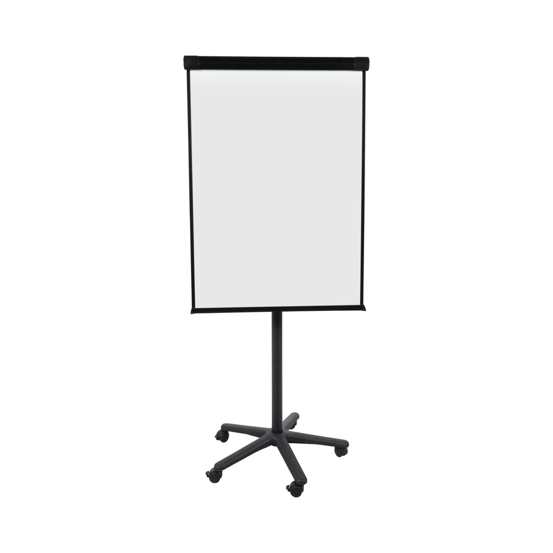 Bi-Office magnetisches und mobiles Flipchart Schwarz 70x100cm