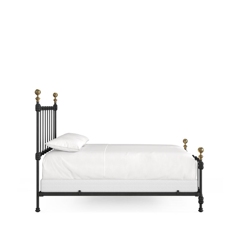 151 Palatial Bed | Complete Standard, Gunmetal, Queen