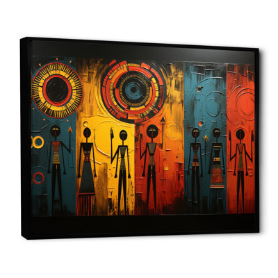 Khoary African Tribal Rhythms VII - African Tribal Wall Art for Living Room