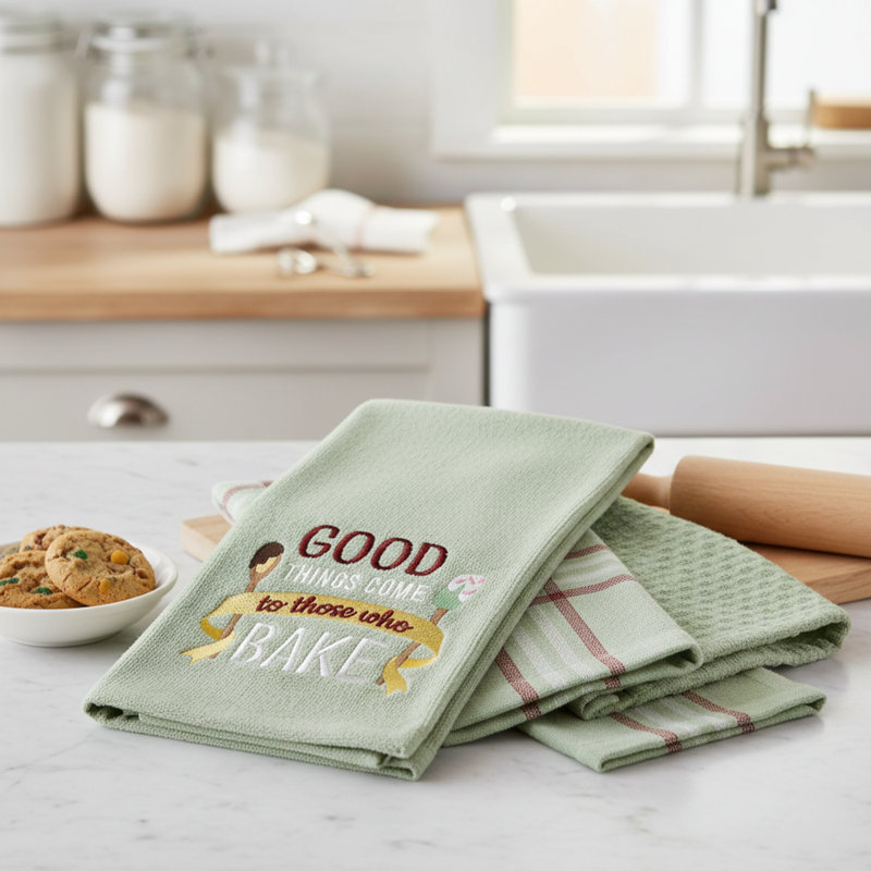 Super Absorbent 3 pack Cotton Tea Towels - Those Who Bake