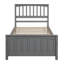 Lit plateforme en bois